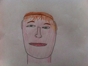 Door een zelfportret te tekenen kan je kind (onbewust) zelf aangeven waar het gebied van hooggevoeligheid ligt.